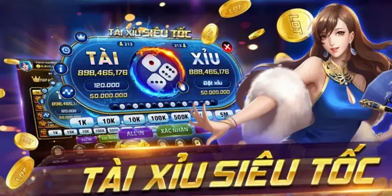 Tài Xỉu Siêu Tốc 789Club – Cược Siêu Nhanh, Thắng Liền Tay Tài Xỉu Siêu Tốc tại 789Club